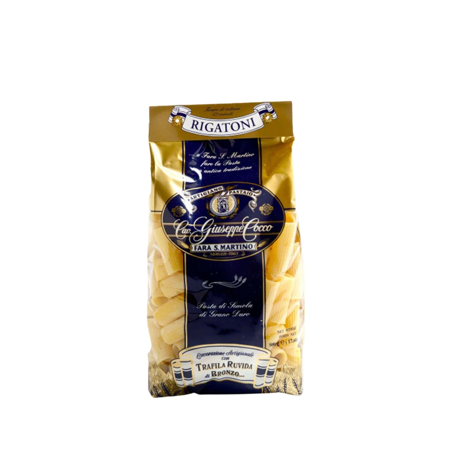 Pastas by Giuseppe de Cocco, Rigatoni 17.6oz
