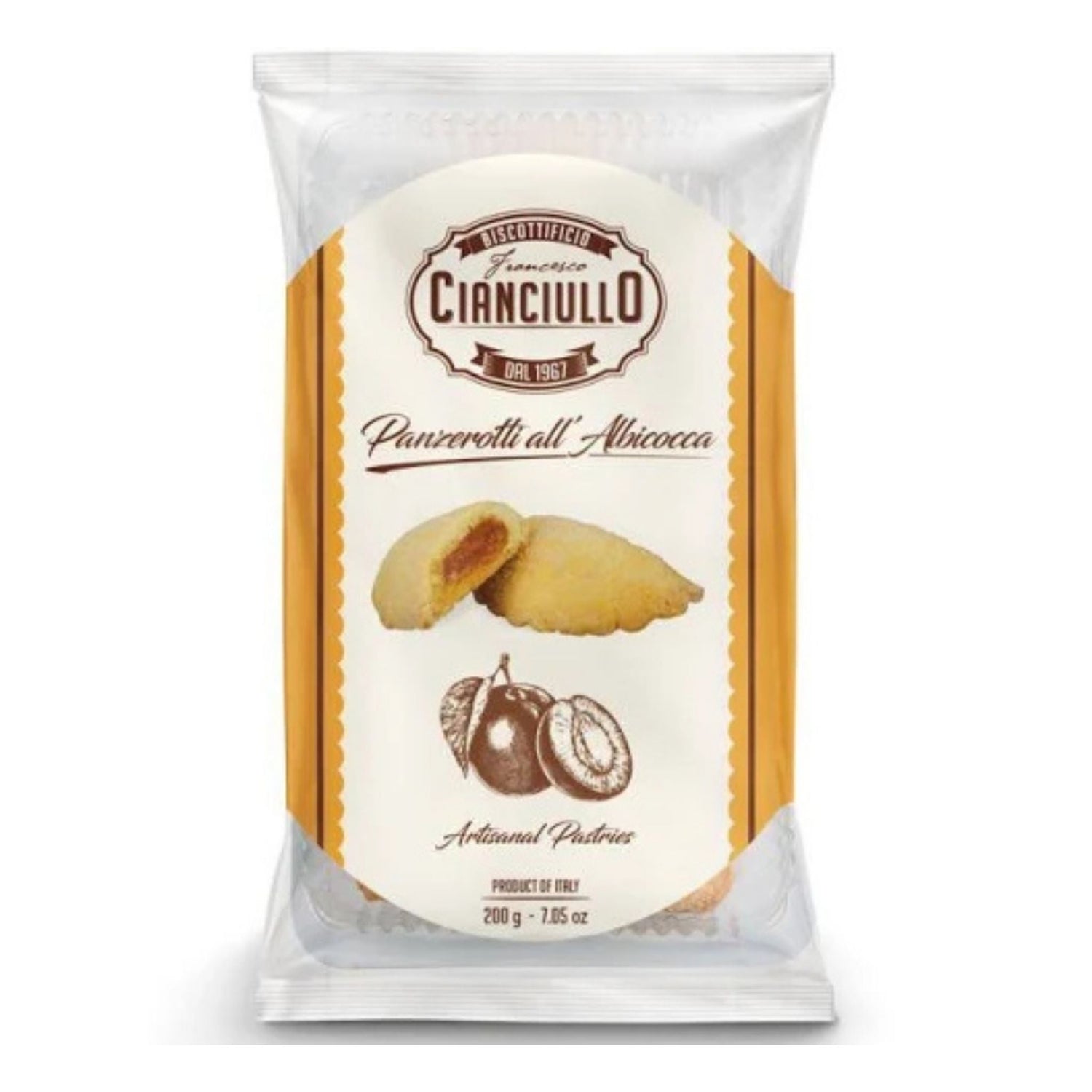 Cianciullo Artisanal Bakers Apricot Panzerotti 7oz